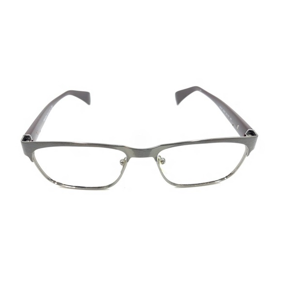 Prada VPR 61P SL3-1O1 Gunmetal Gray Brown Eyeglasses Frames 53-16 140 Italy - Picture 2 of 12